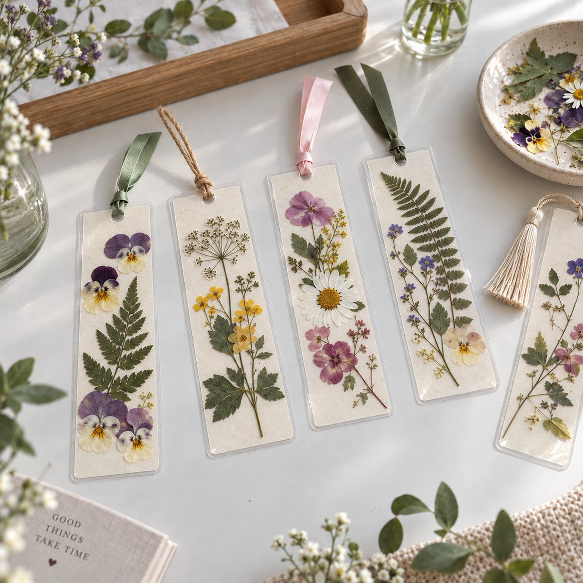 12 Beautiful Things to Make With Pressed Flowers