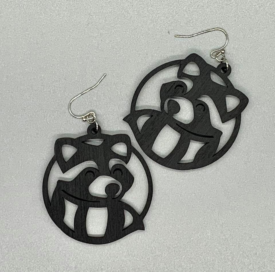 Raccoon Statement Earings
