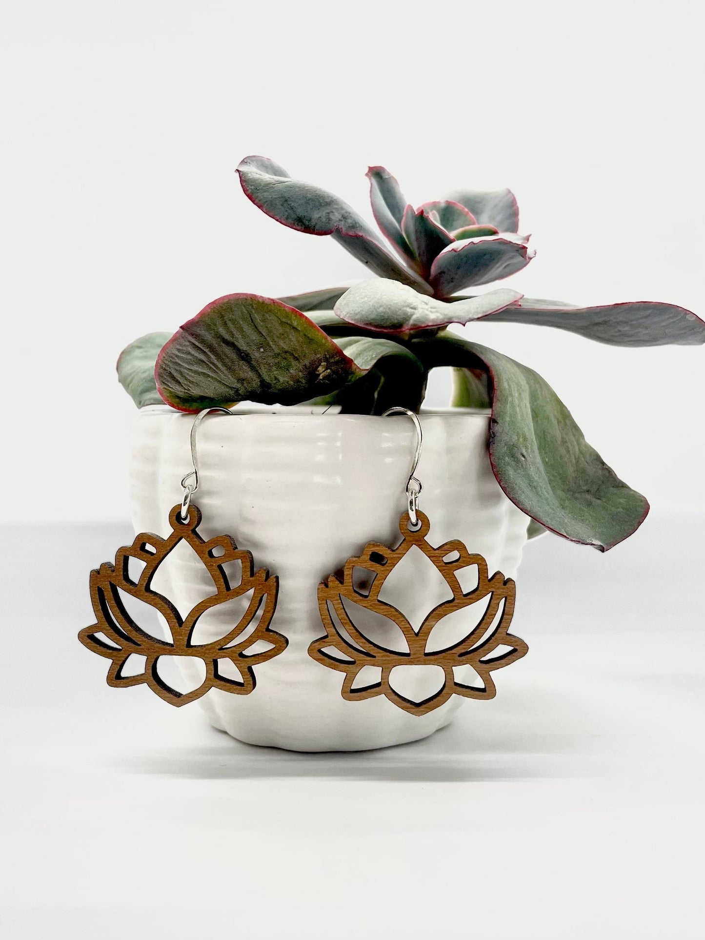 Lotus Flower Earrings