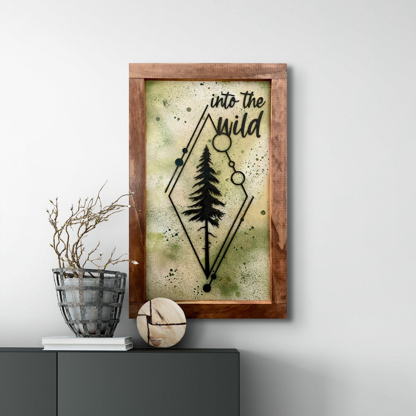 Geometric Tree Wall Art