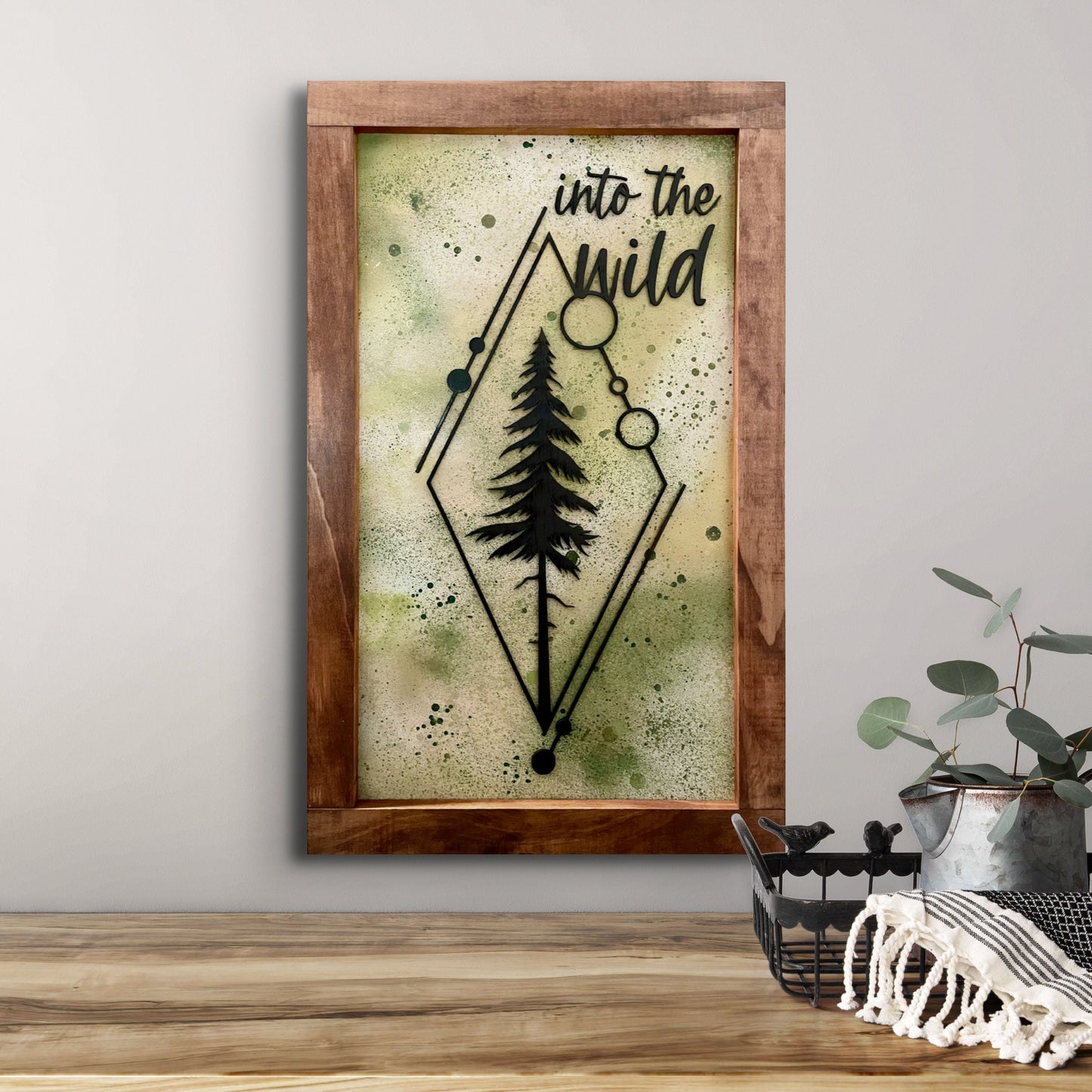 Geometric Tree Wall Art