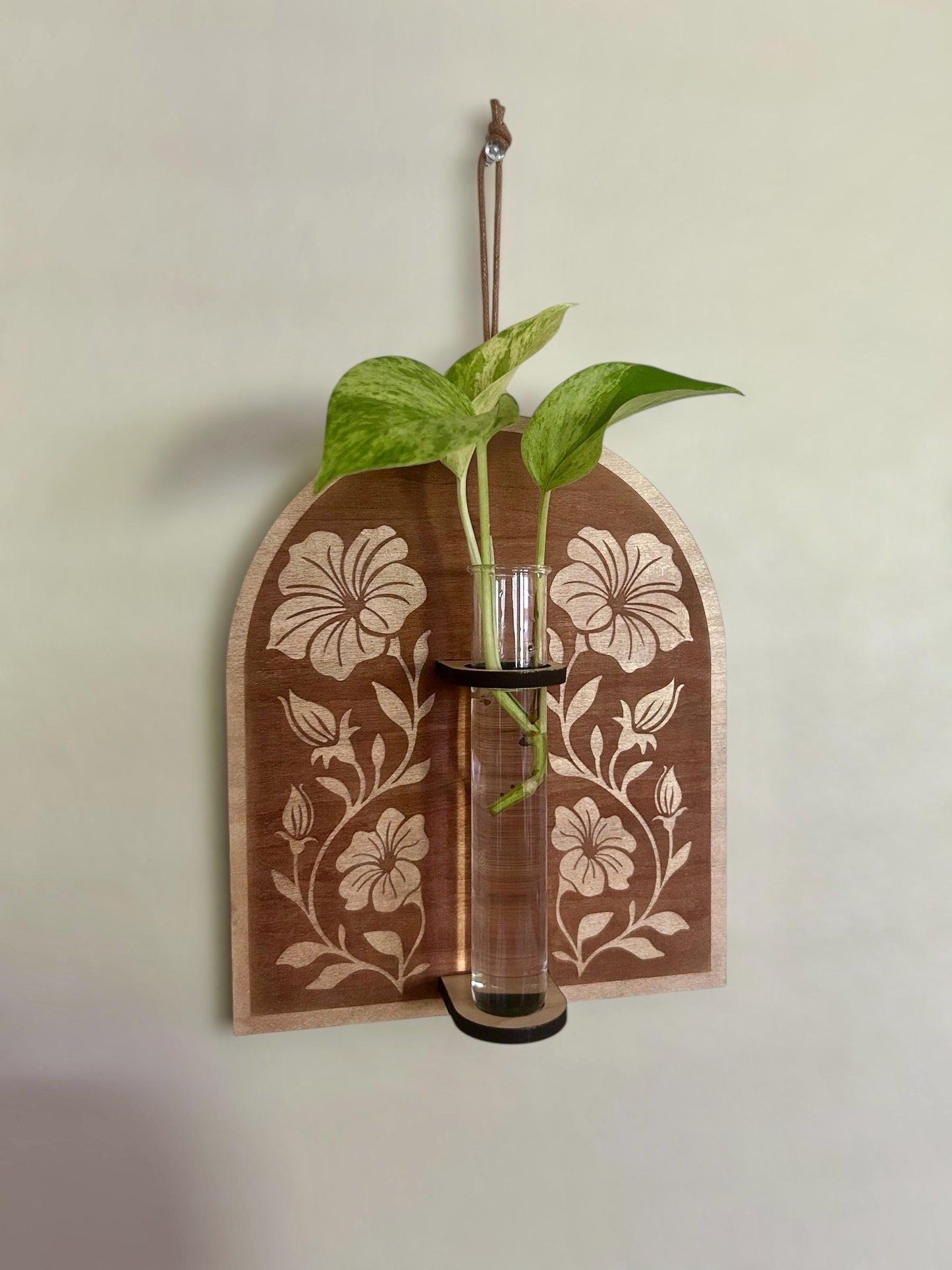 Boho Floral Wall Propagation Station