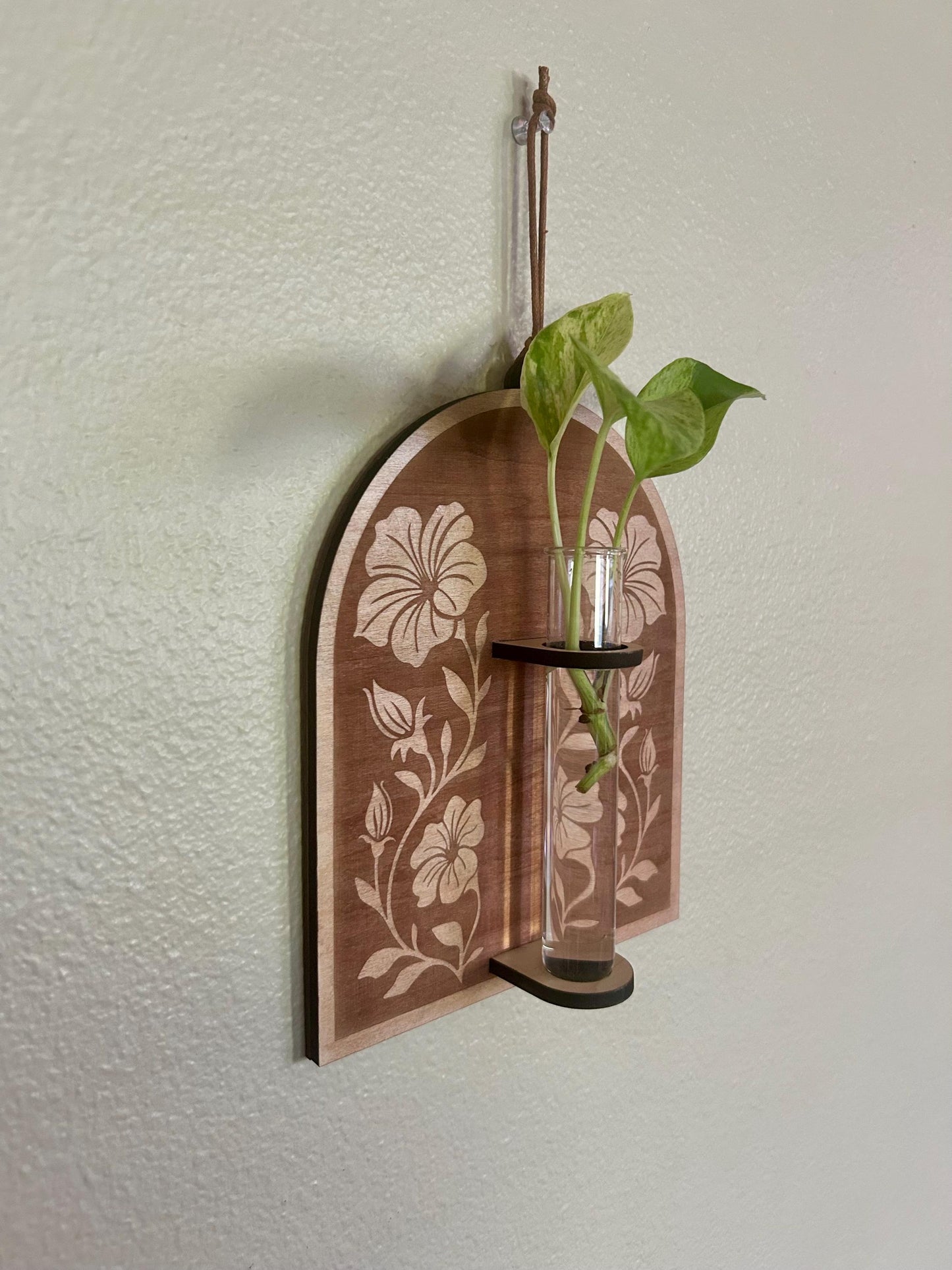 Boho Floral Wall Propagation Station