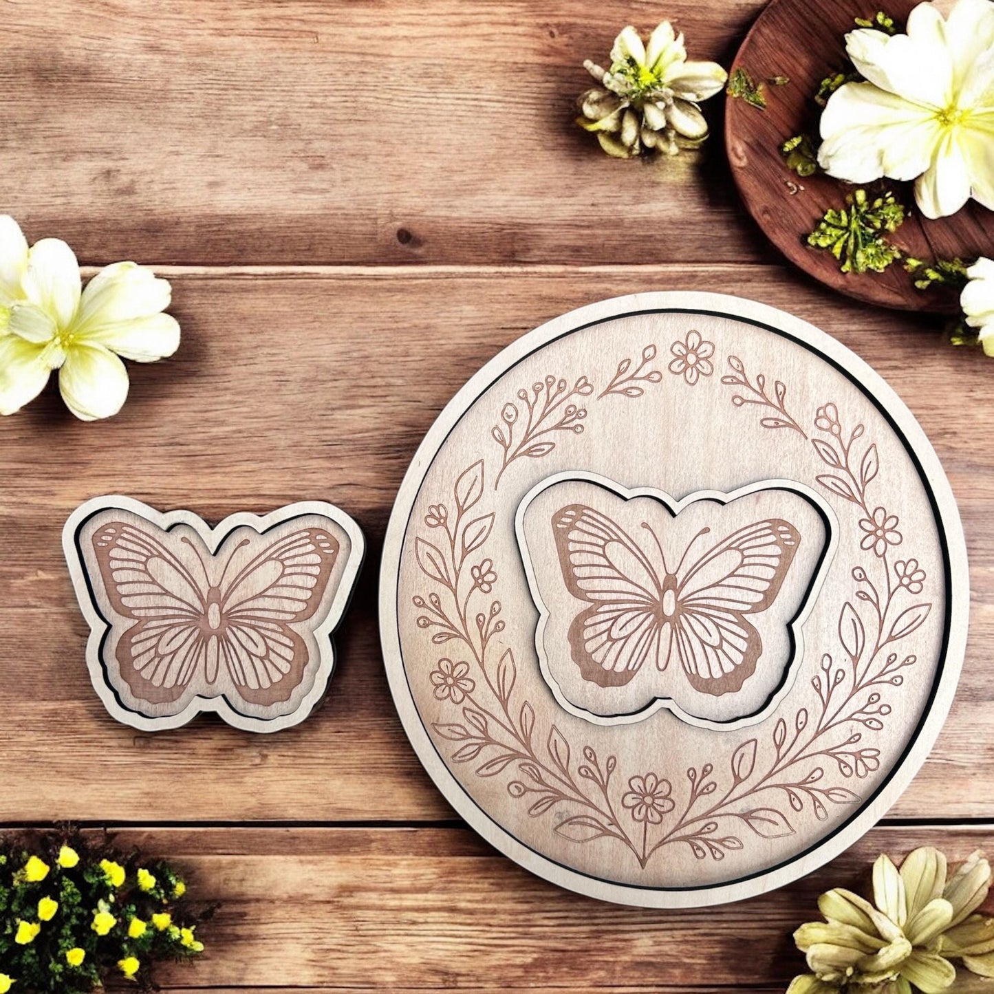 Nested Butterfly Trinket Tray
