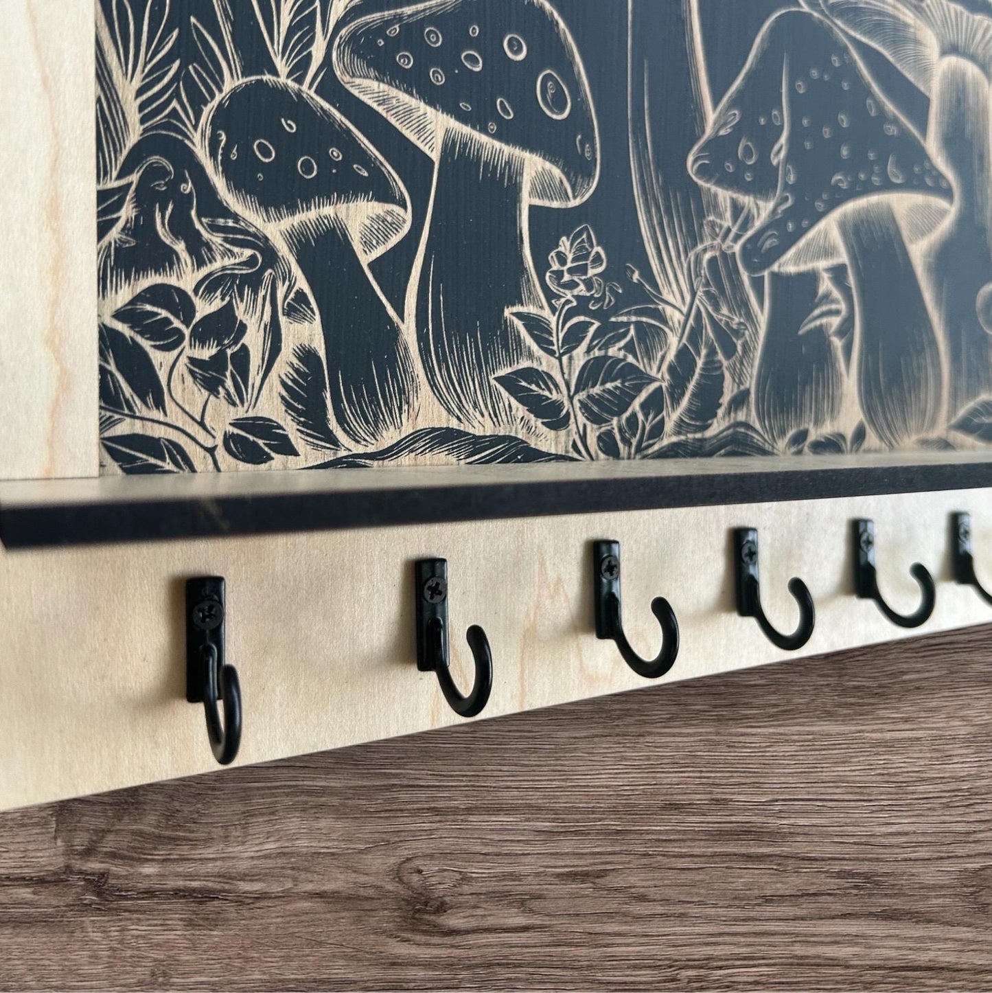 Cottagecore Mushroom Key and Jewelry Holder