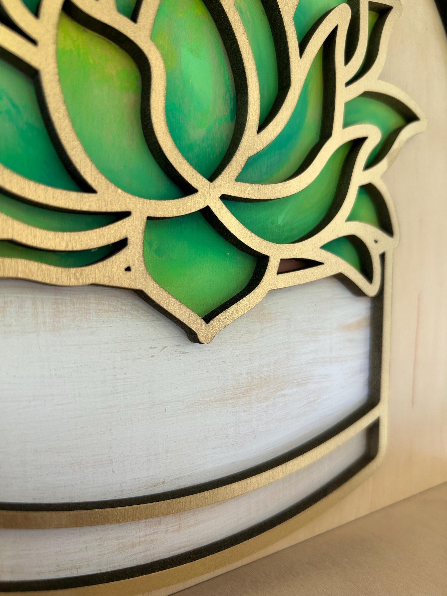 Succulent Key and Jewelry Holder