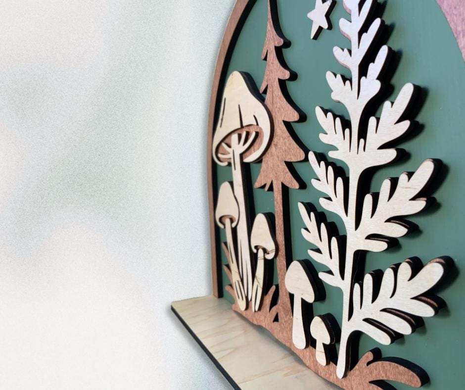 Woodland Mushroom Key and Jewelry Holder