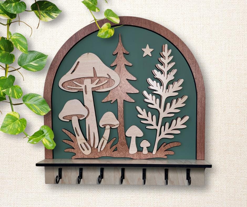 Woodland Mushroom Key and Jewelry Holder