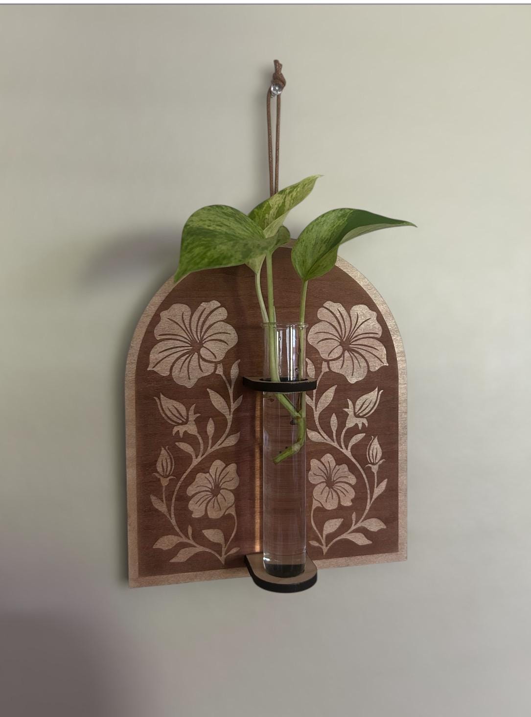 Boho Floral Wall Propagation Station