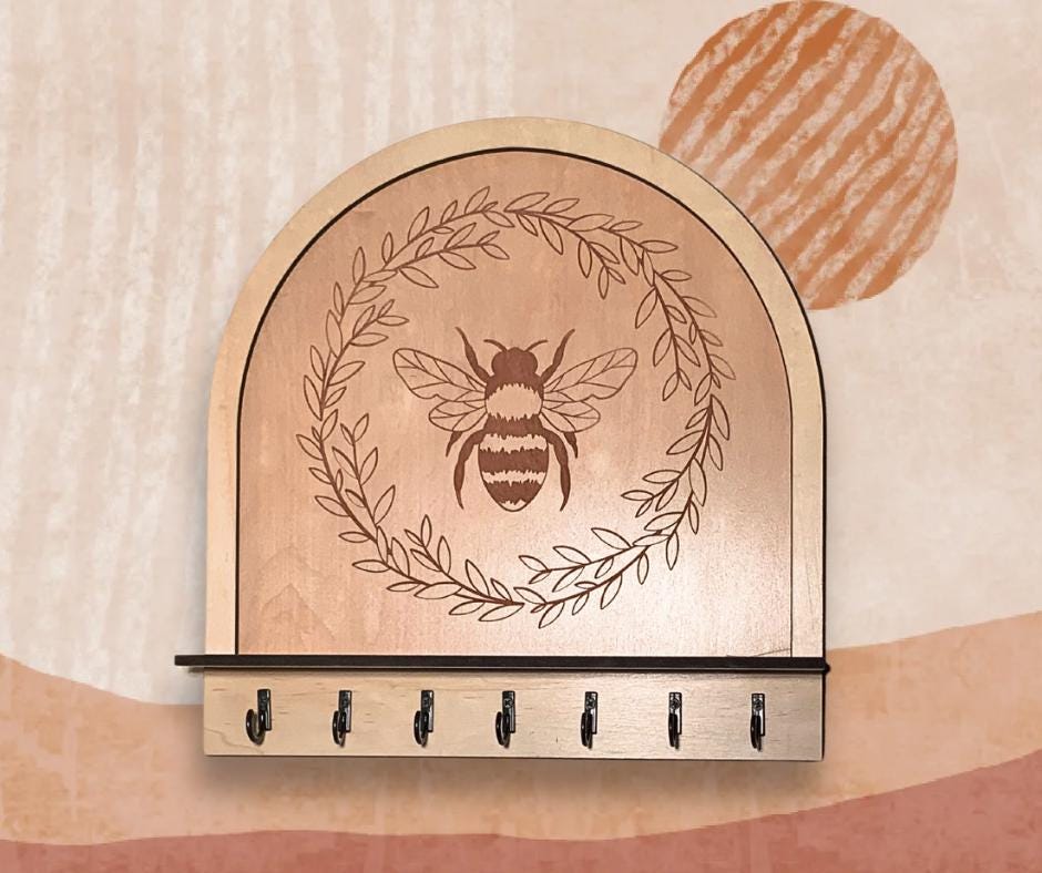 Bee's Nectar Key and Jewelry Holder