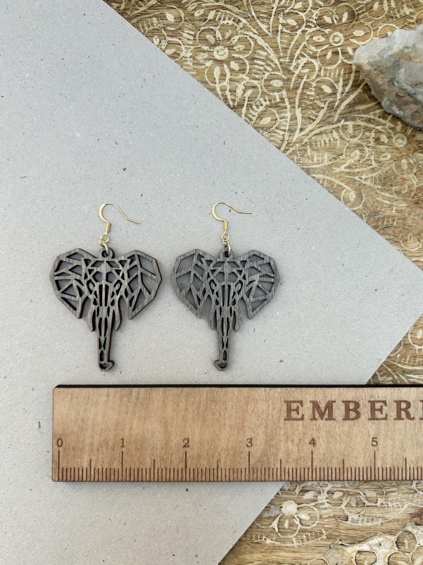 Elephant Dangle Earrings