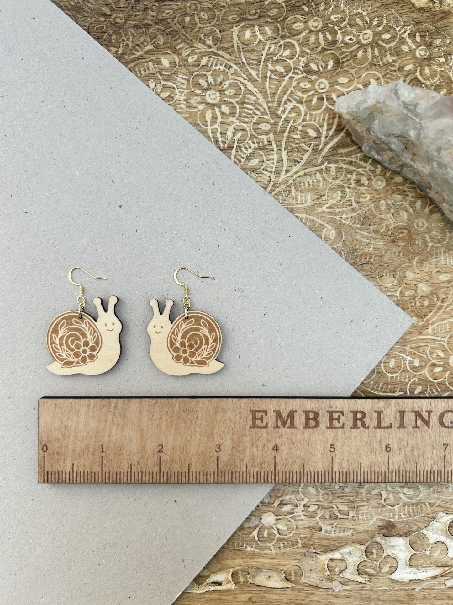 Boho Snail Earrings