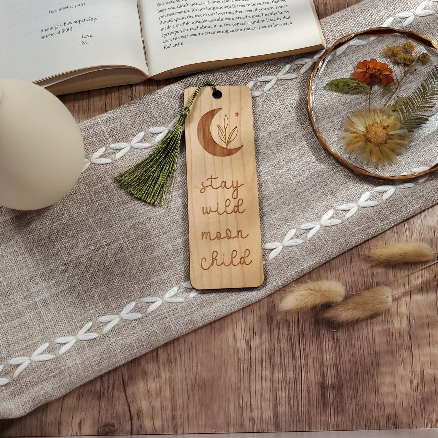 "Stay Wild Moon Child" Quote Bookmark