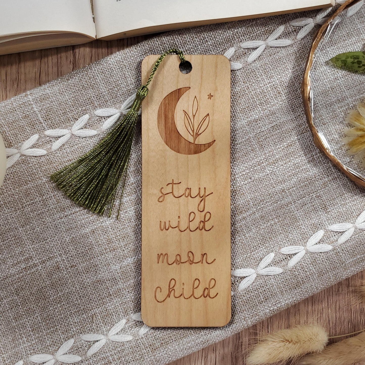 "Stay Wild Moon Child" Quote Bookmark