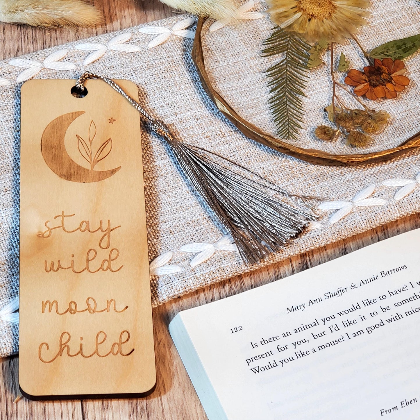 "Stay Wild Moon Child" Quote Bookmark