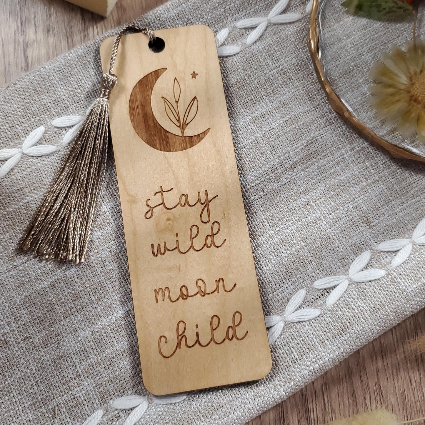 "Stay Wild Moon Child" Quote Bookmark