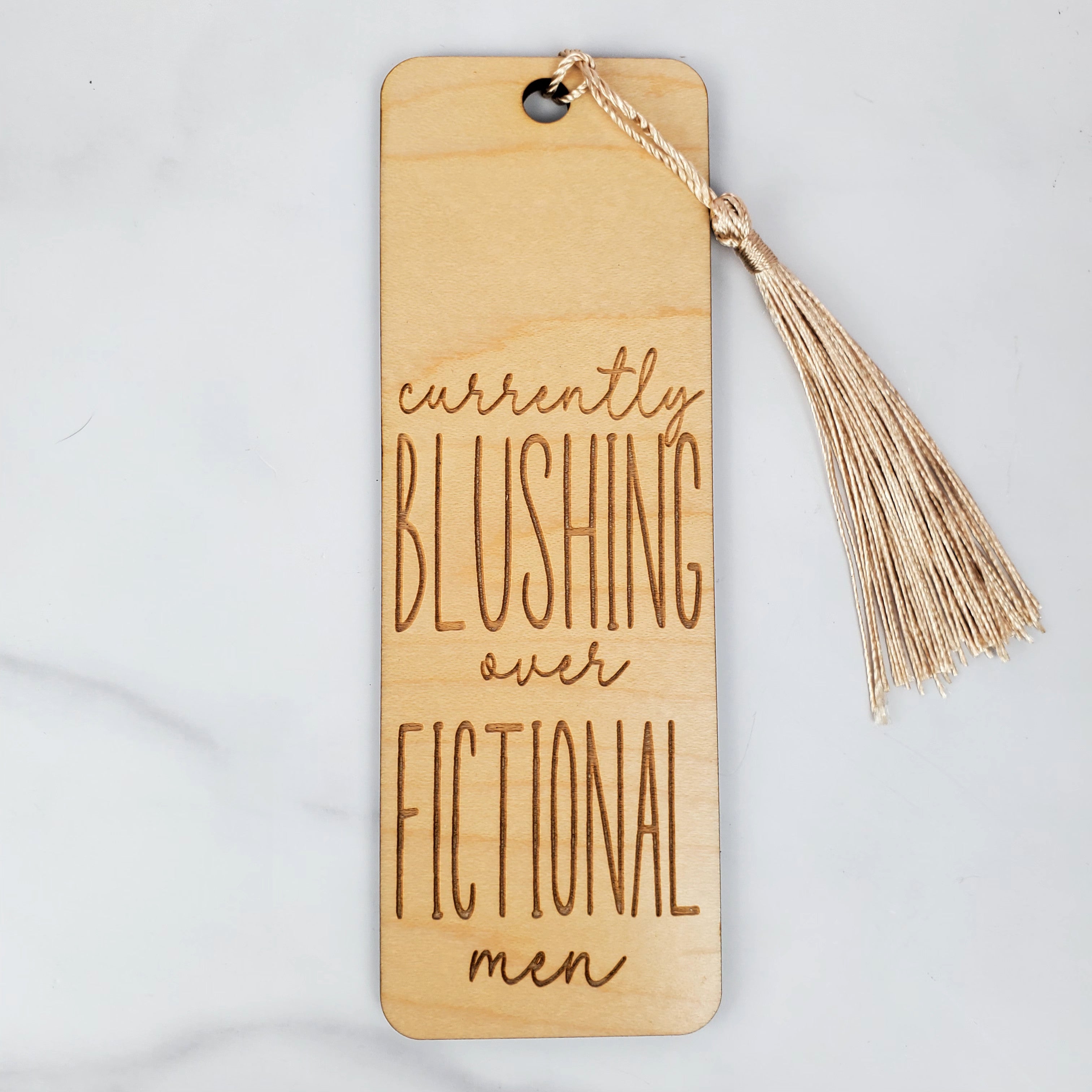 This Book is Heating Up Wooden Bookmark