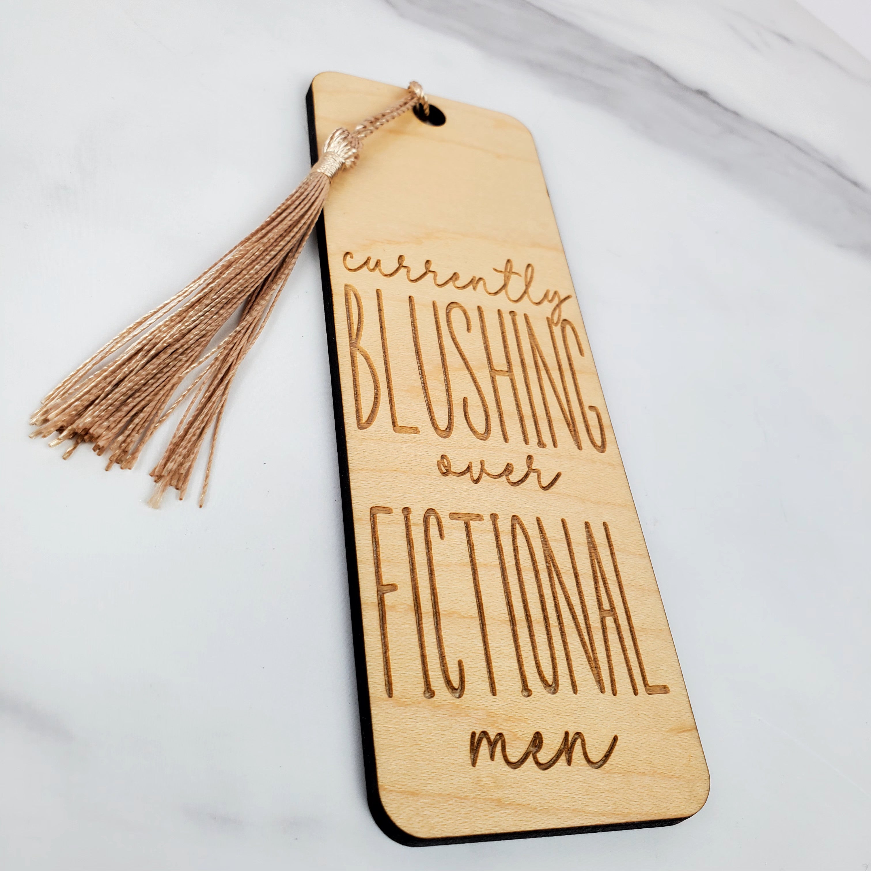 This Book is Heating Up Wooden Bookmark