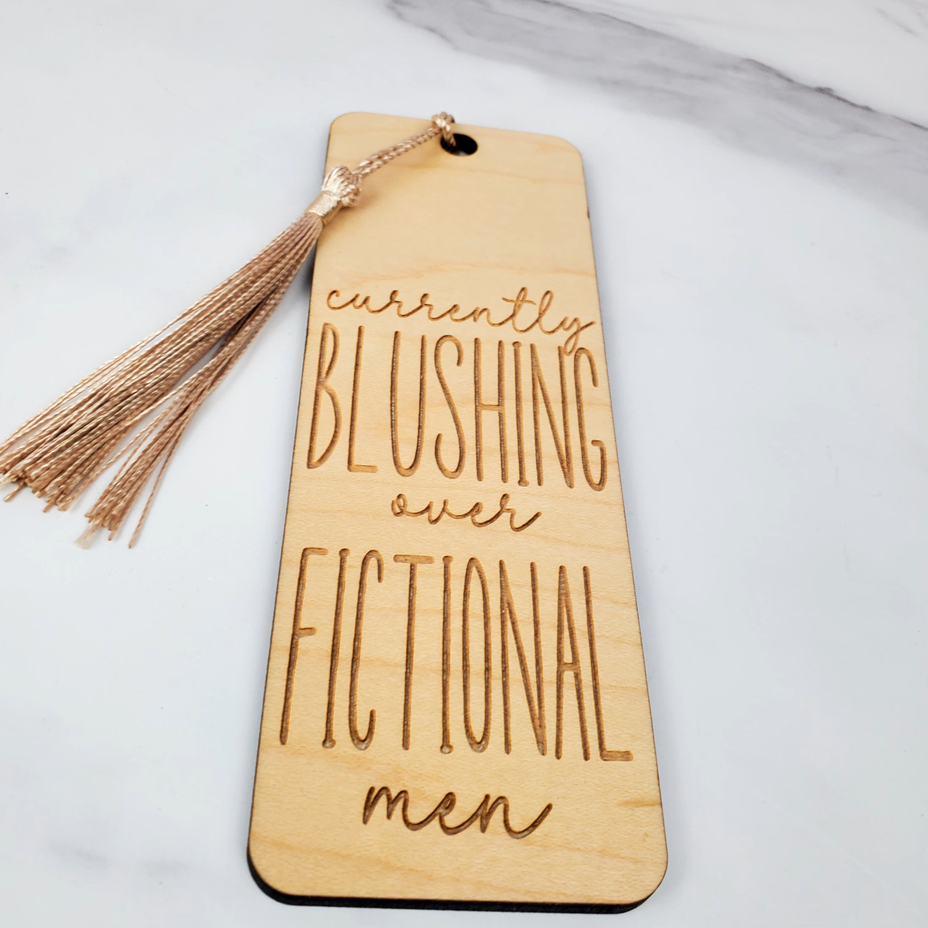 This Book is Heating Up Wooden Bookmark