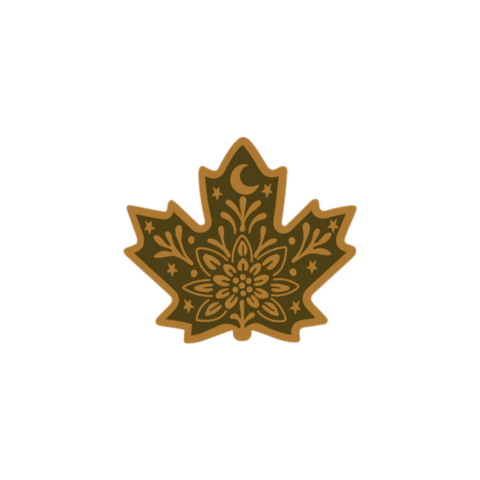 Maple Leaf Mandala Hat