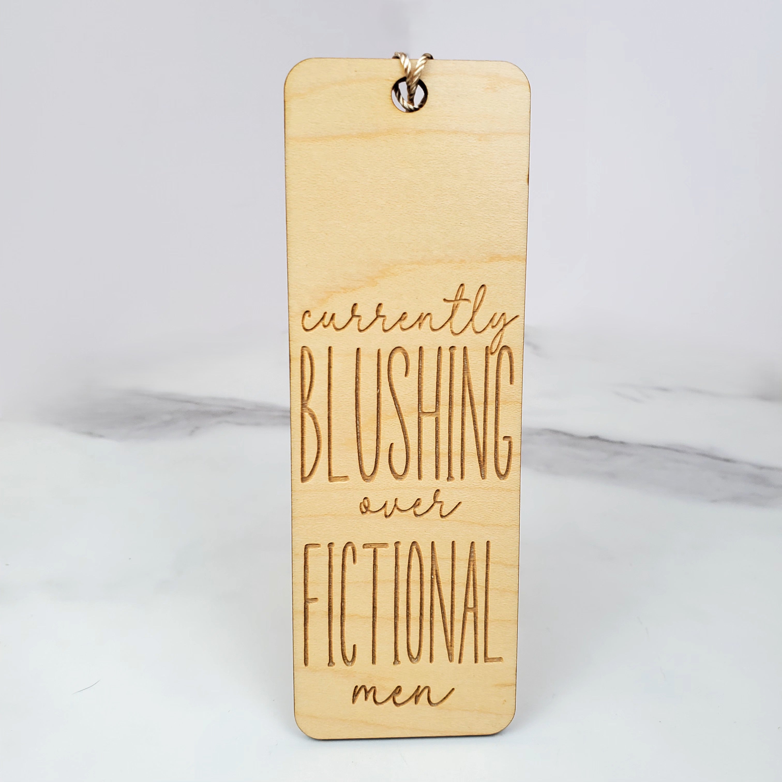 This Book is Heating Up Wooden Bookmark