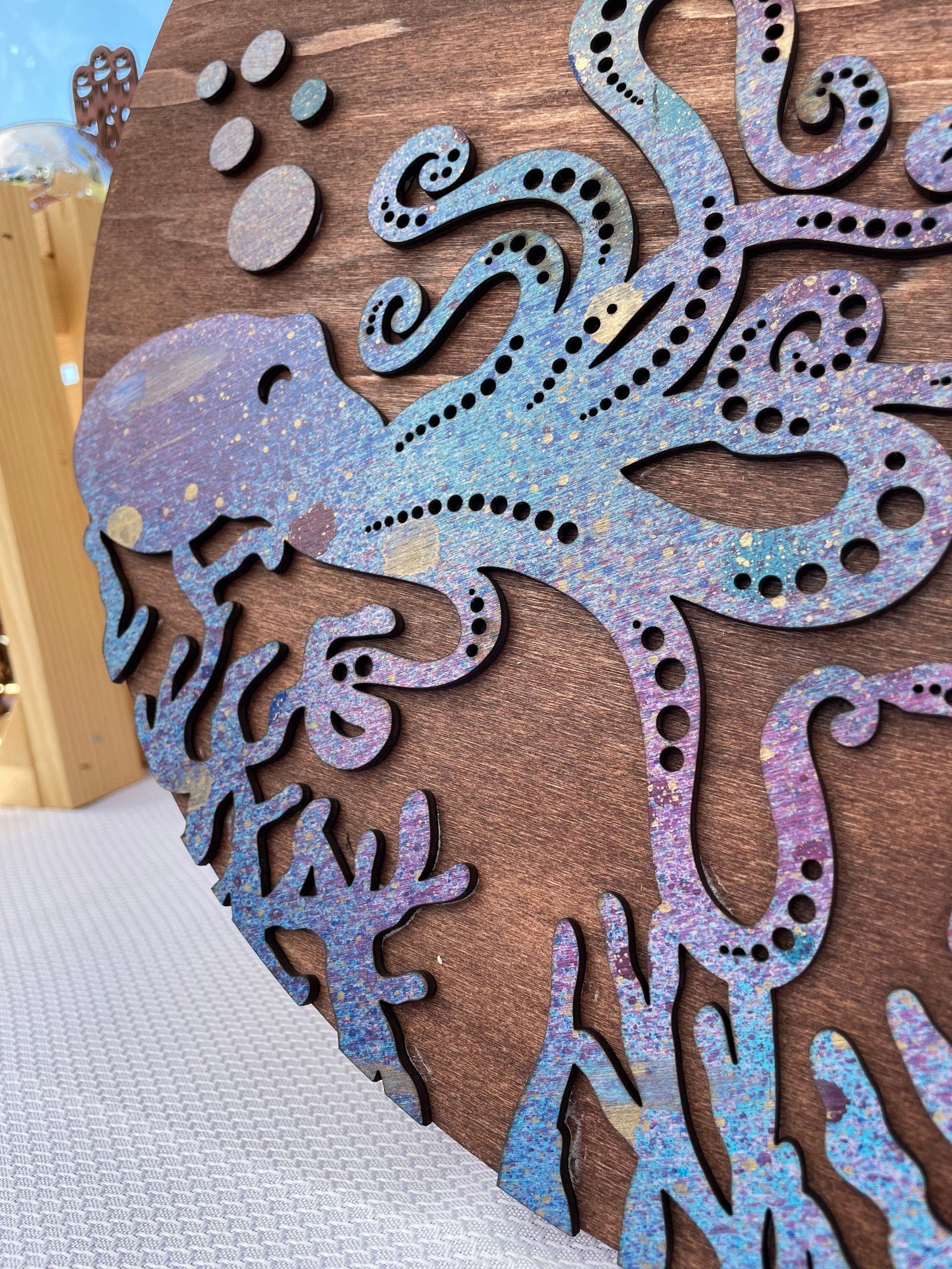 Stay Salty Sign | Ocean Themed Sign | Beach Sign | Round Painted Sign
