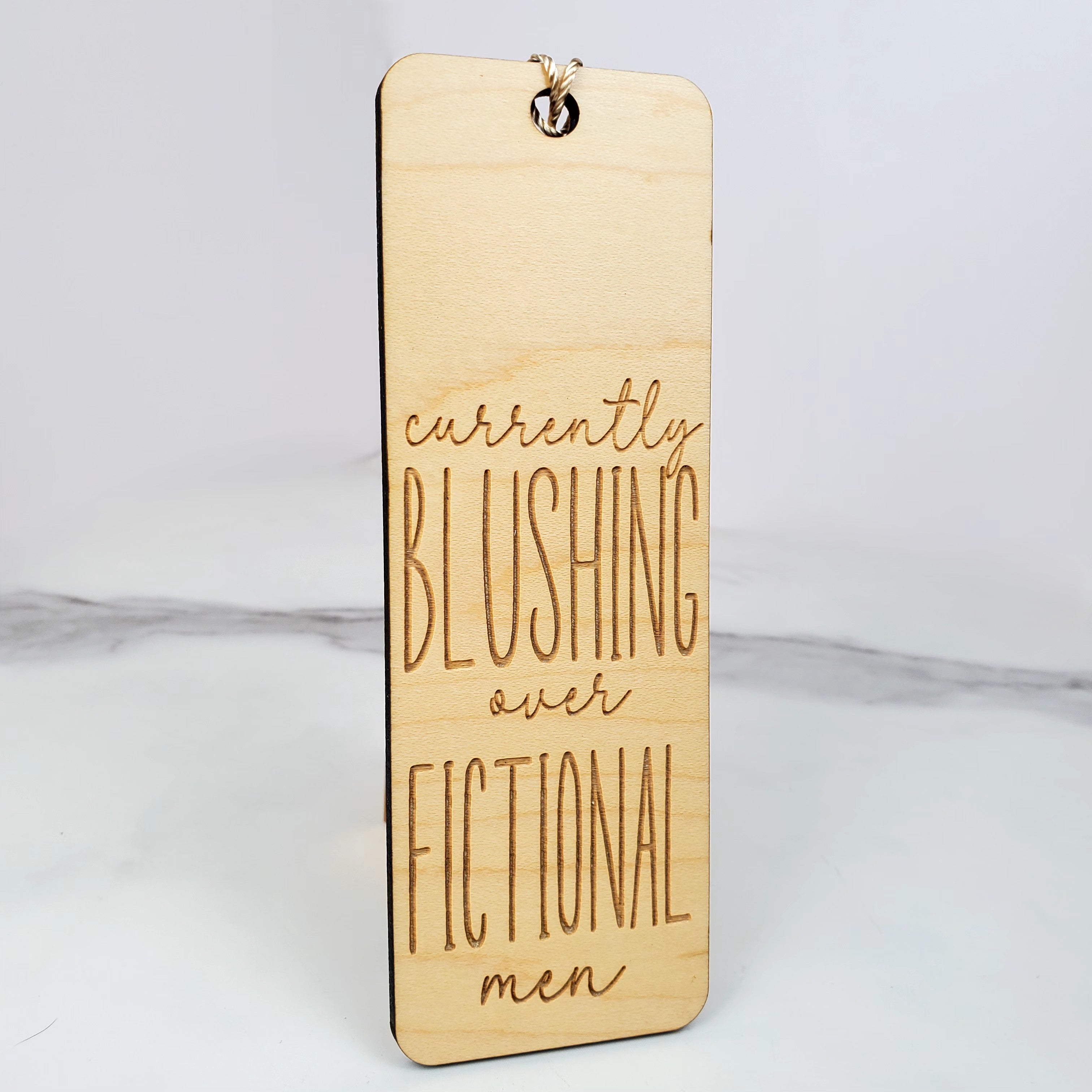 This Book is Heating Up Wooden Bookmark