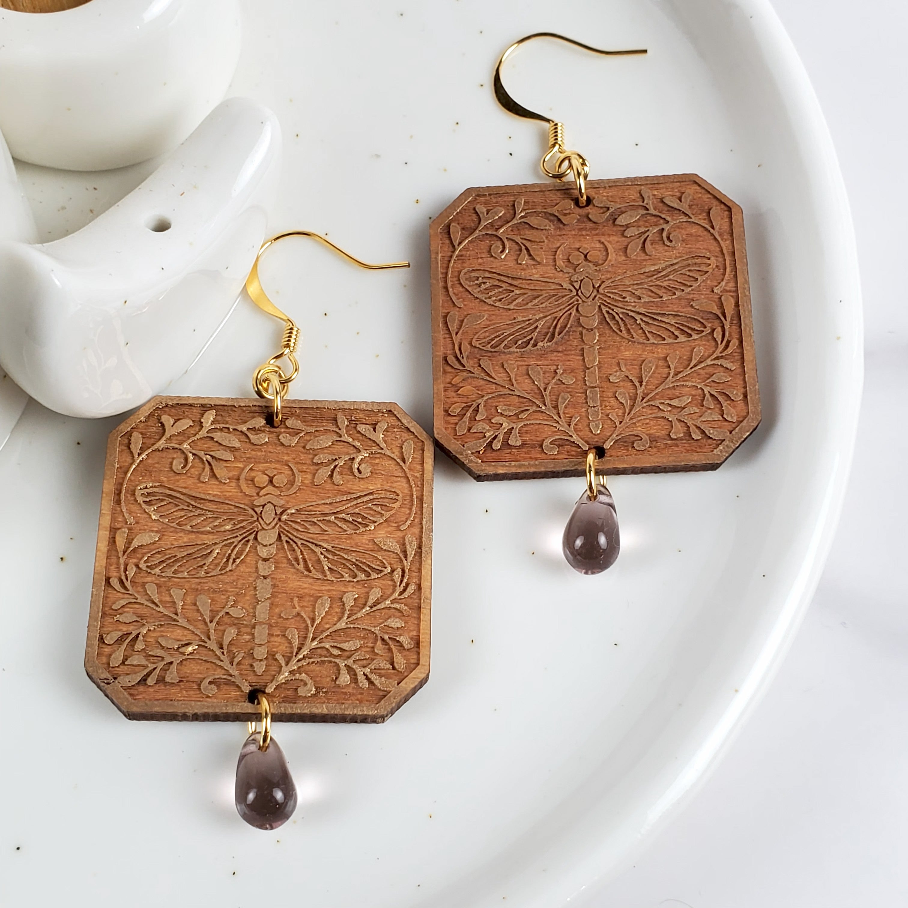 Dragonfly Dangle Earrings