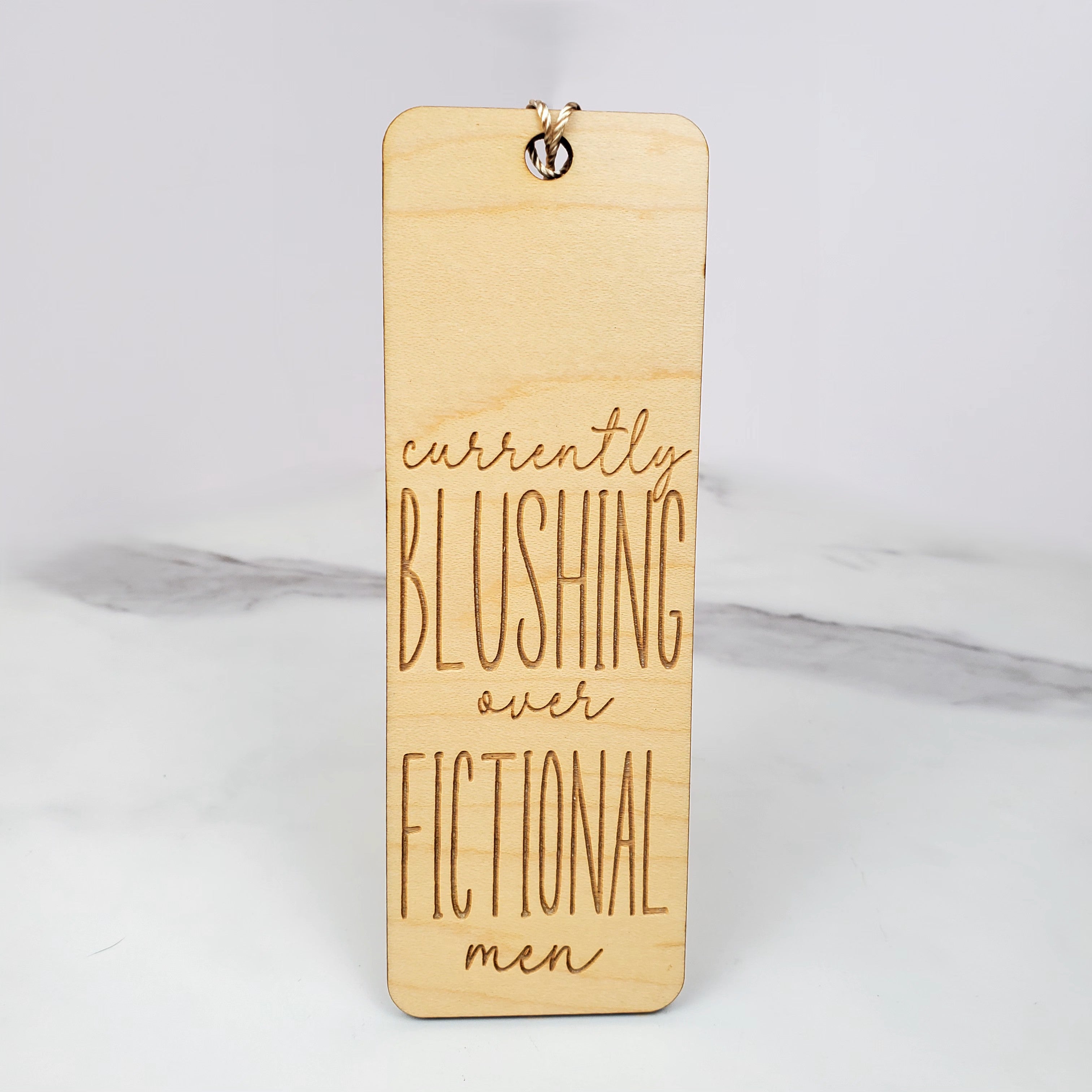 This Book is Heating Up Wooden Bookmark