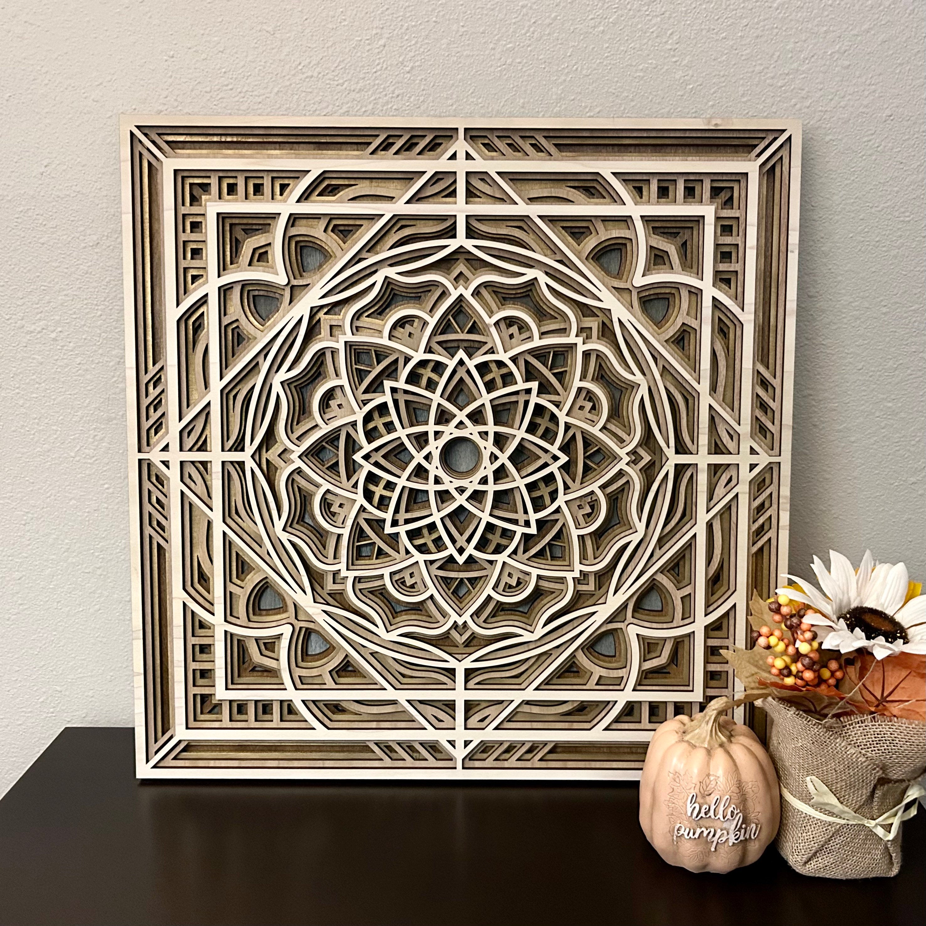 Mosaic Mandala Wall Art