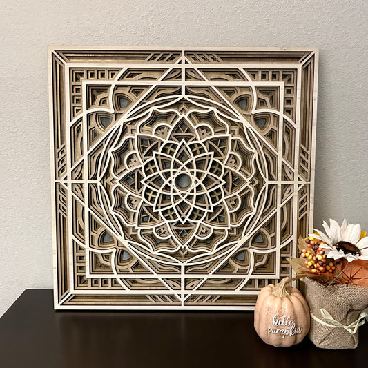 Mosaic Mandala Wall Art