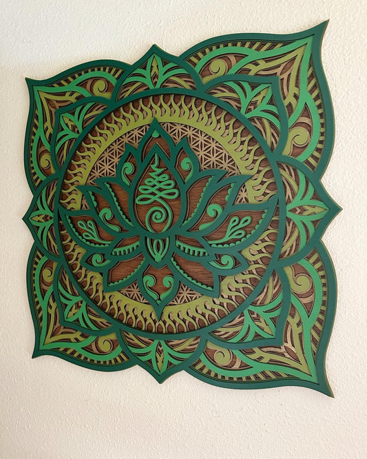 Rebirth | Lotus flower mandala