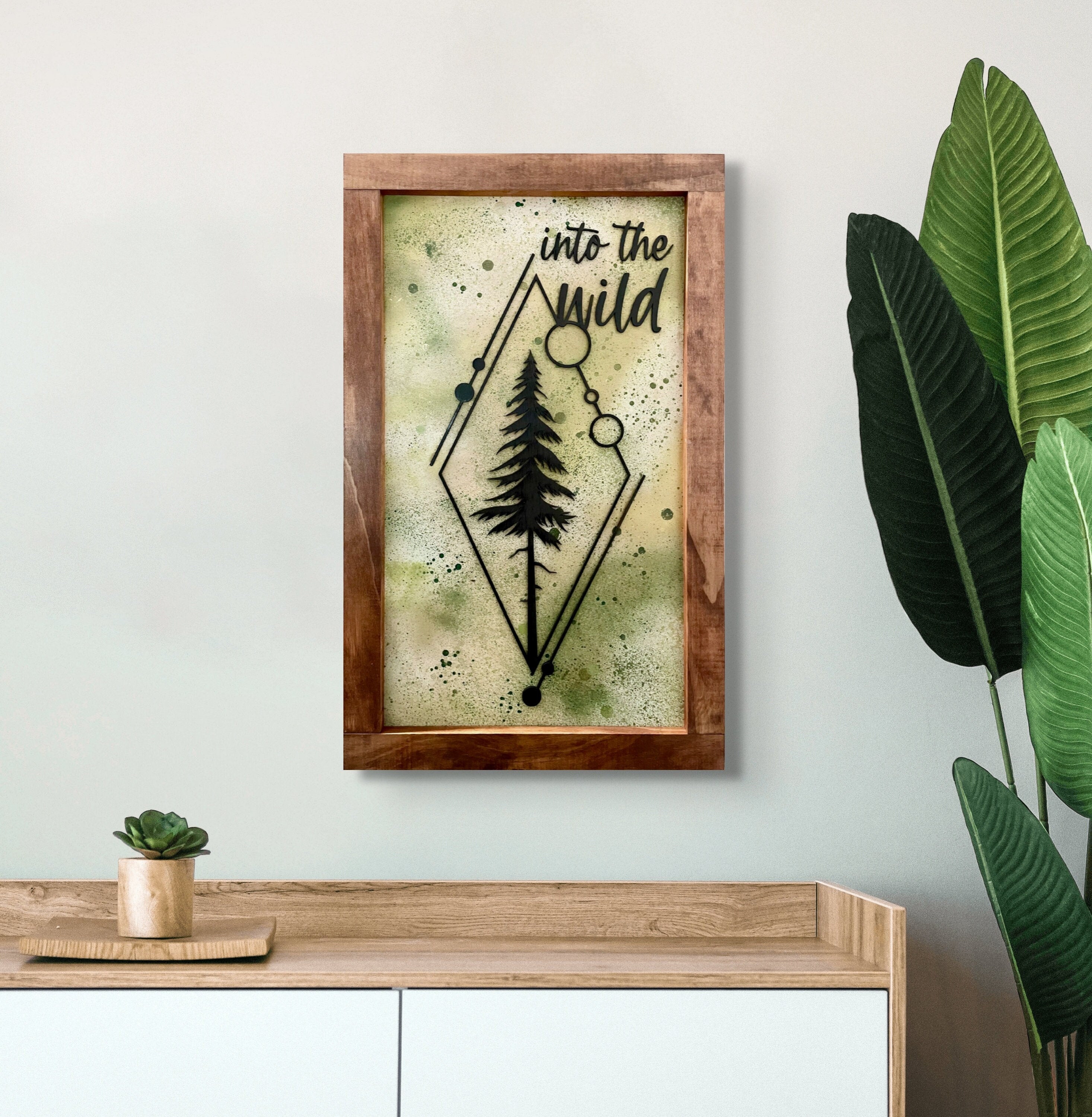 Geometric Tree Wall Art
