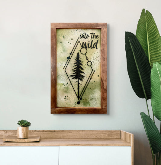 Geometric Tree Wall Art