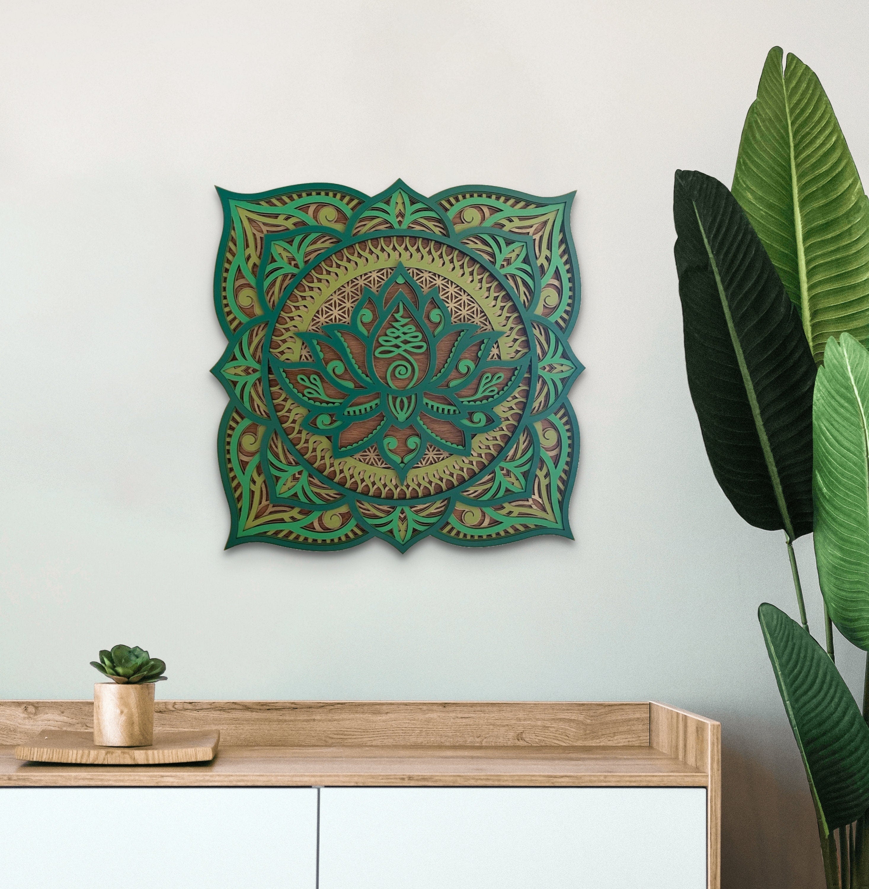Rebirth | Lotus flower mandala