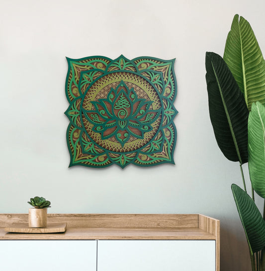 Rebirth | Lotus flower mandala