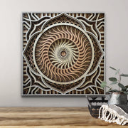 Sacred Geometry Layered Wall Decor