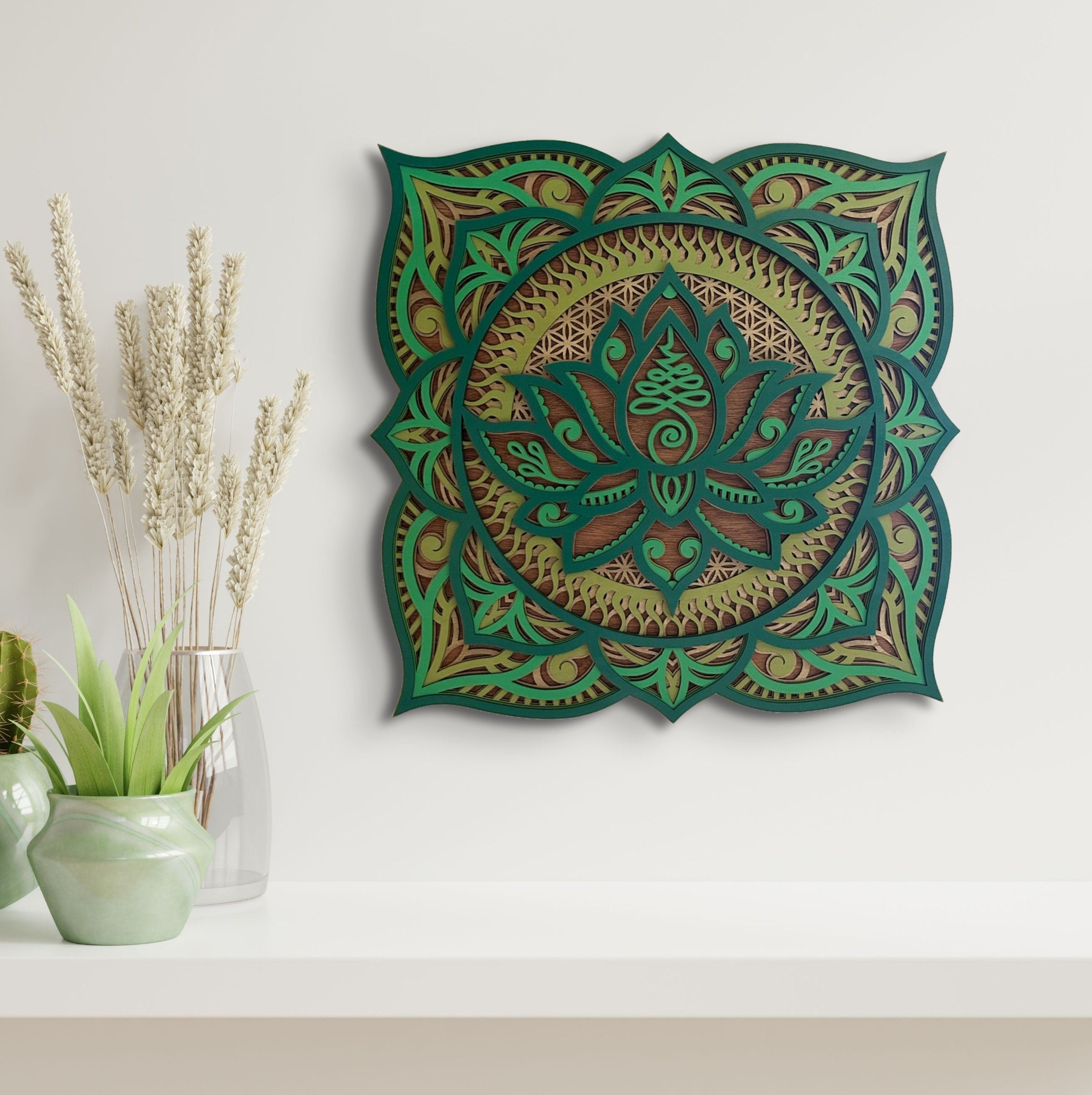 Rebirth | Lotus flower mandala
