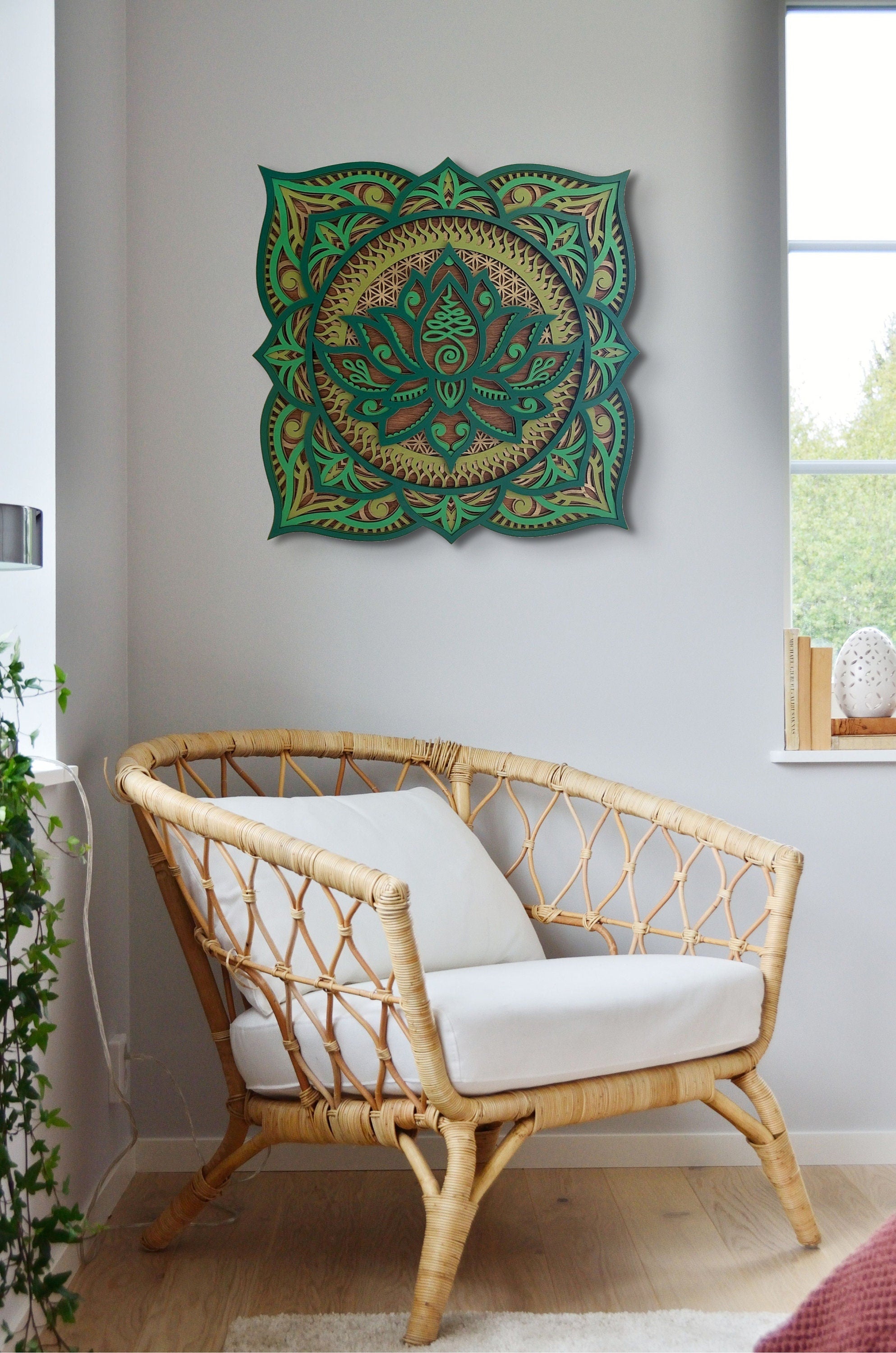 Rebirth | Lotus flower mandala
