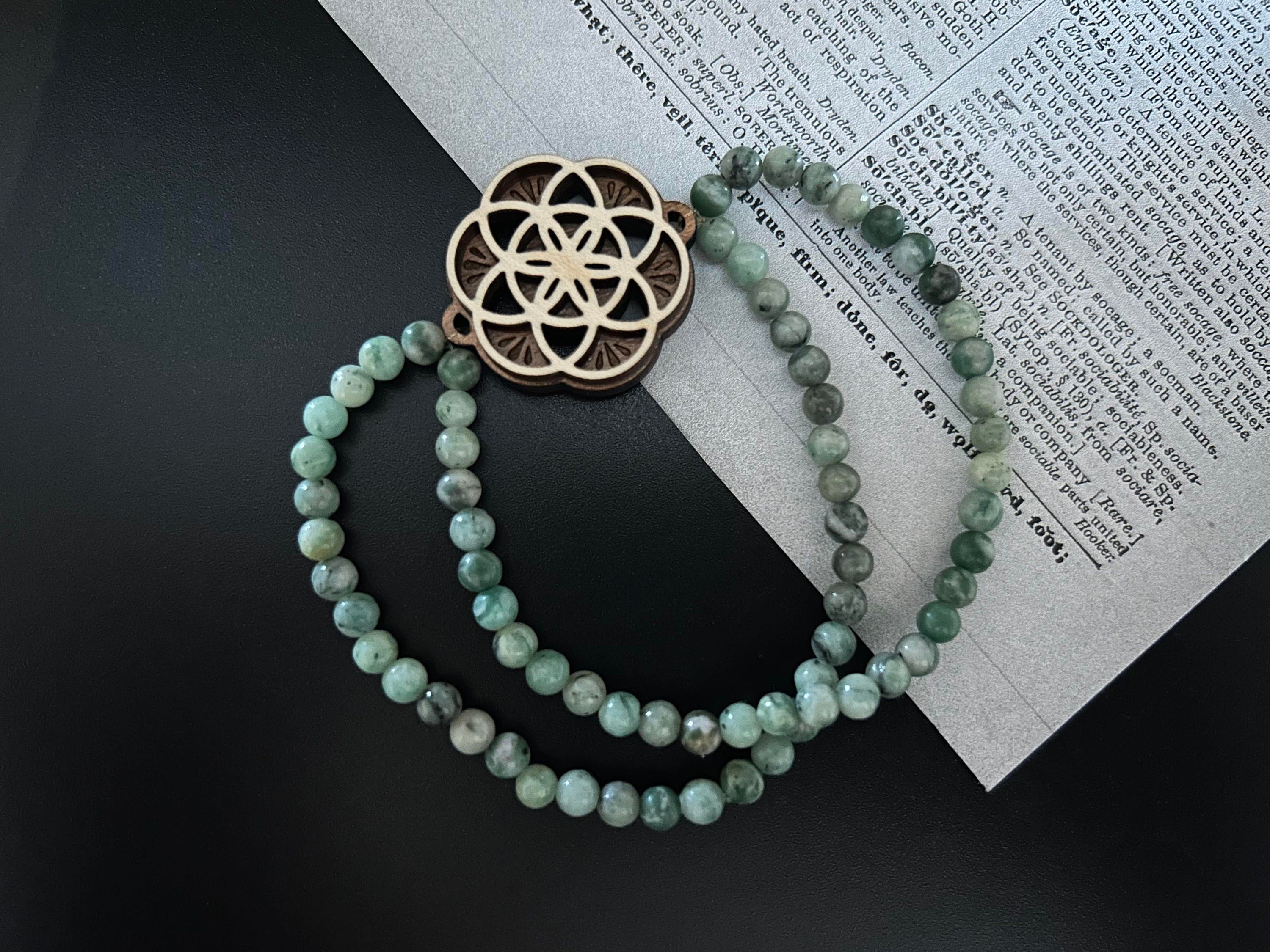 Sacred Geometry Jade Bracelet