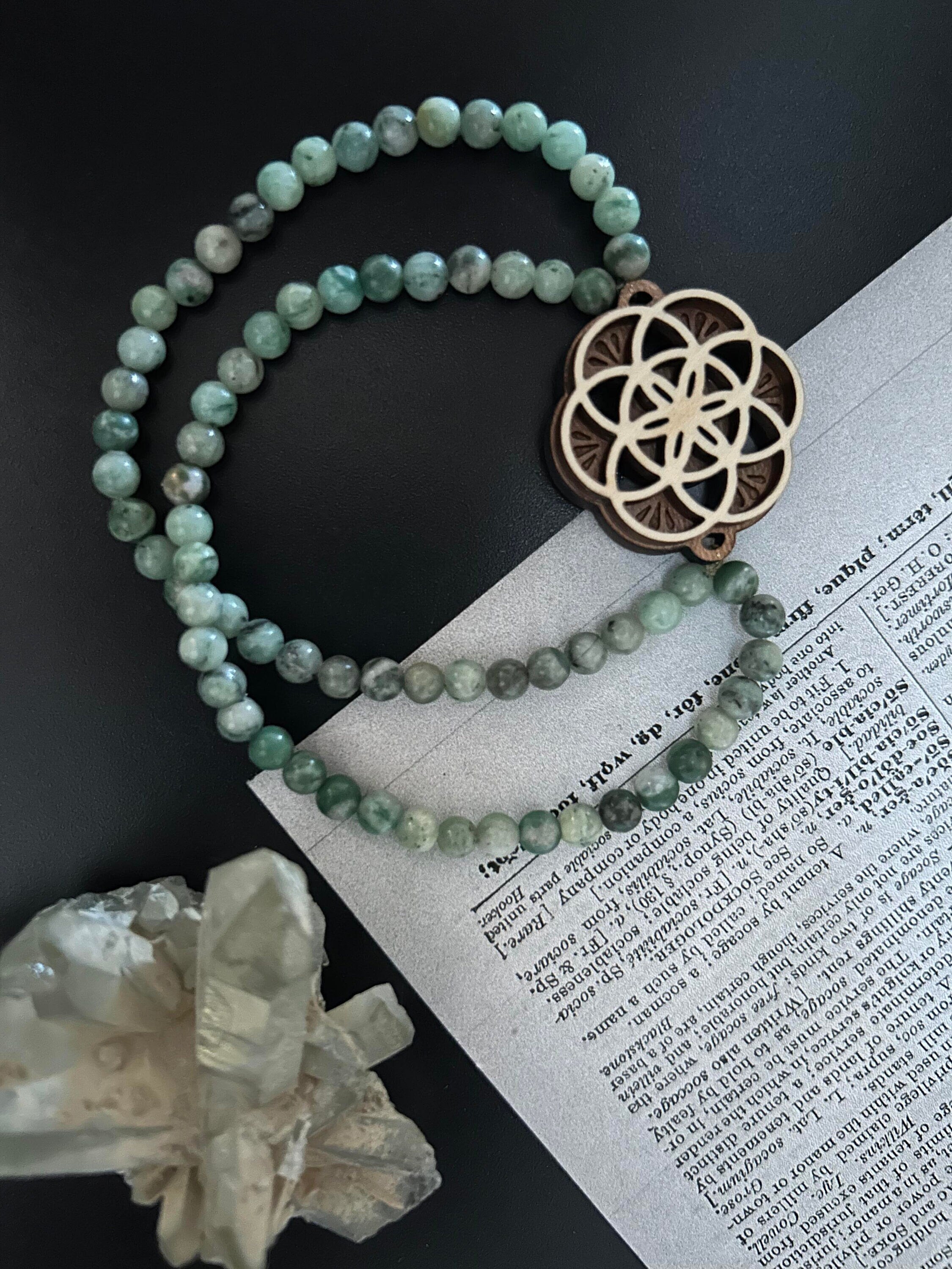 Sacred Geometry Jade Bracelet