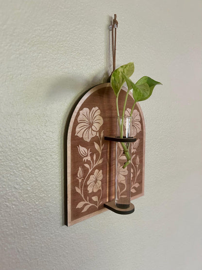 Boho Floral Wall Propagation Station