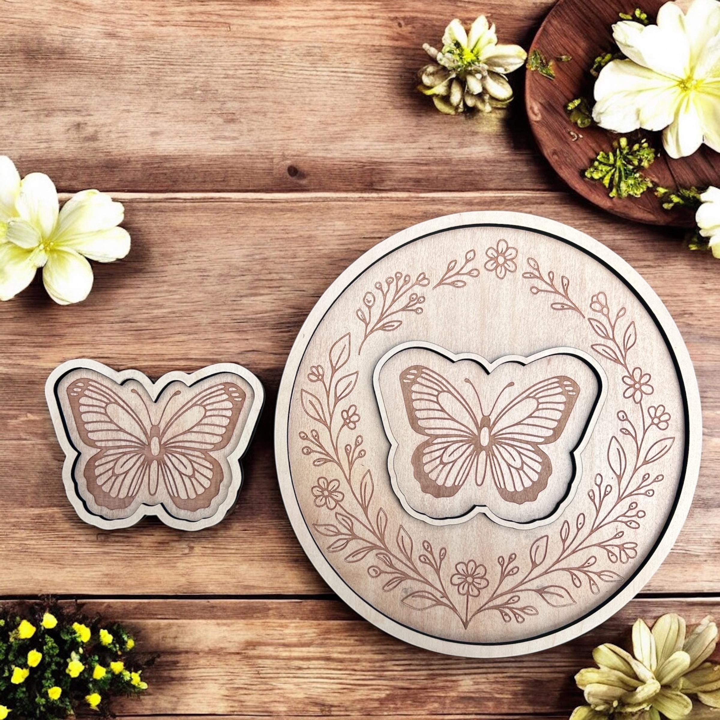 Nested Butterfly Trinket Tray