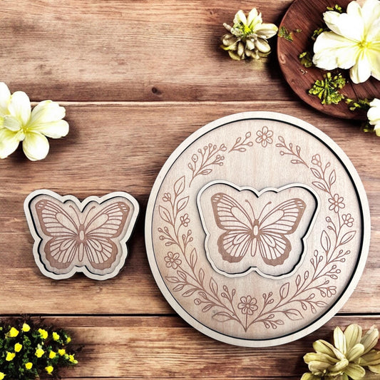 Nested Butterfly Trinket Tray