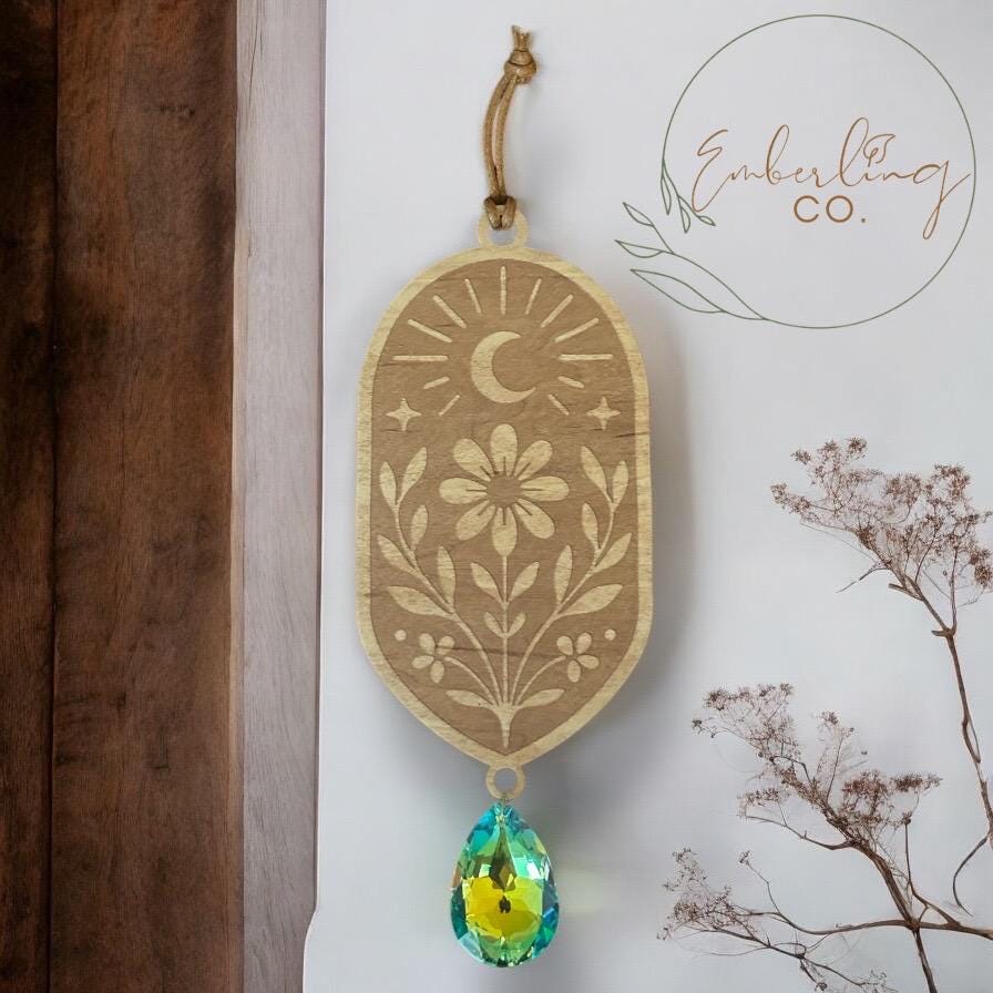 Celestial Bloom Suncatcher