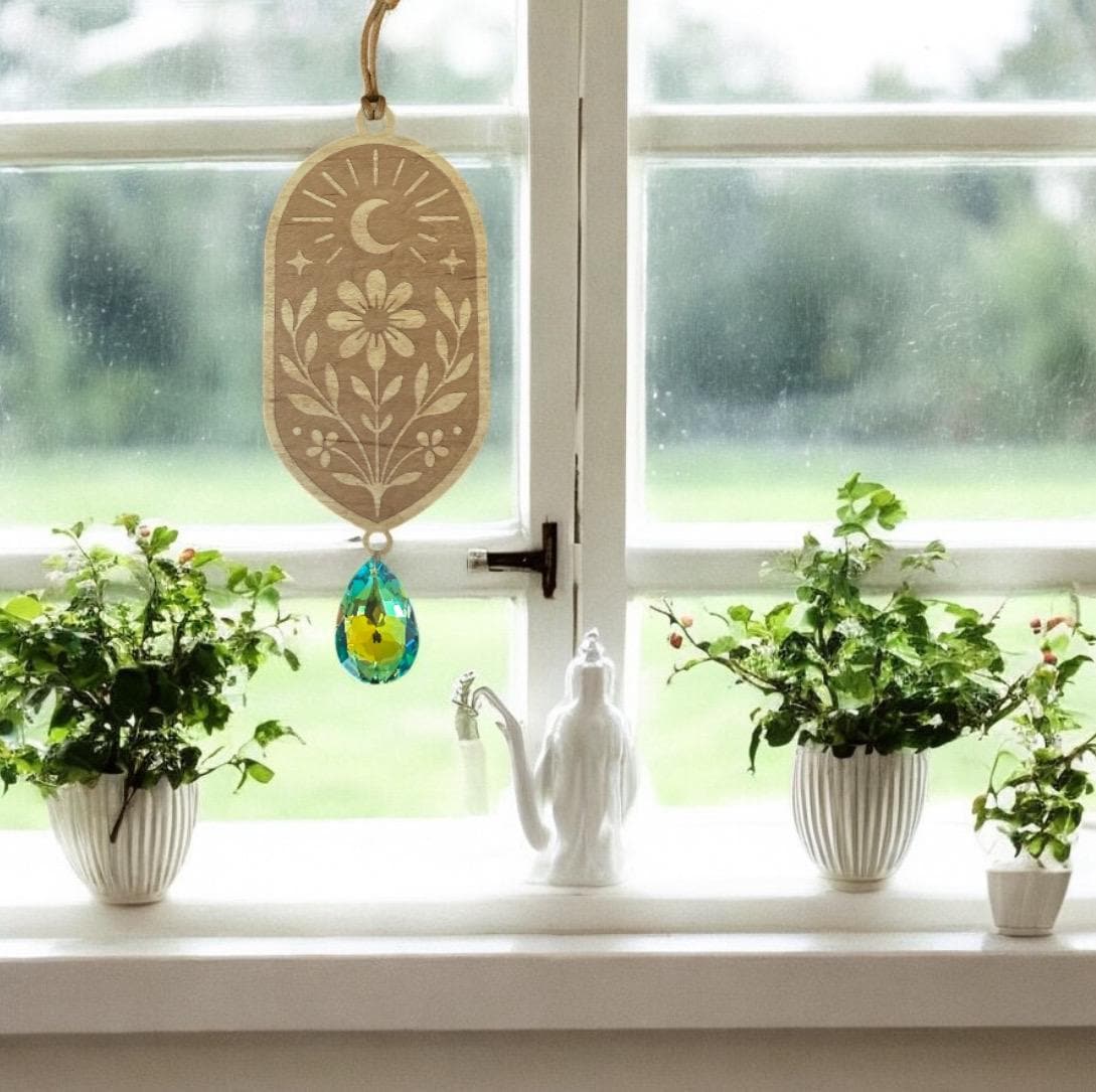 Celestial Bloom Suncatcher