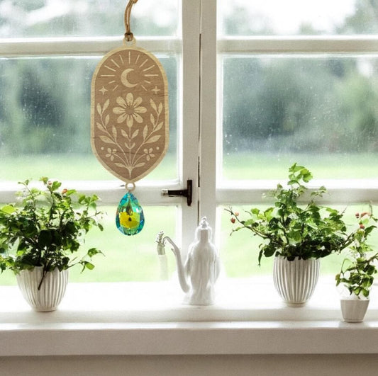 Celestial Bloom Suncatcher