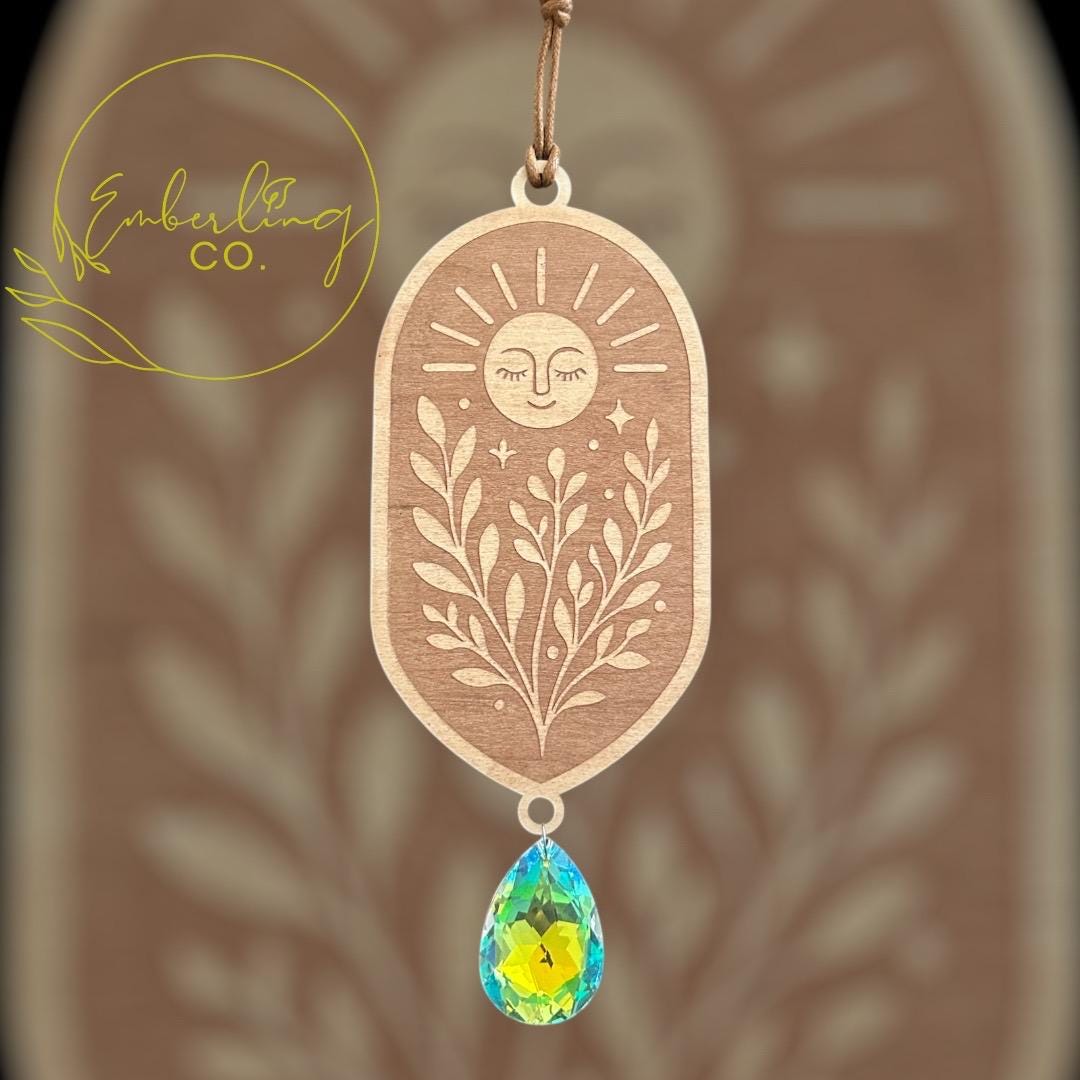 Celestial Bloom Suncatcher