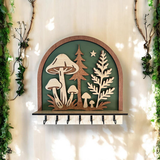 Woodland Mushroom Key and Jewelry Holder