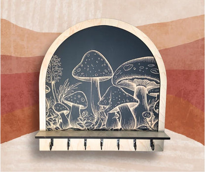 Cottagecore Mushroom Key and Jewelry Holder